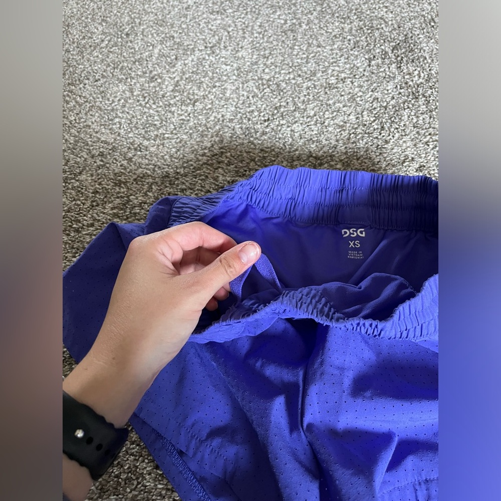 Purple DSG shorts